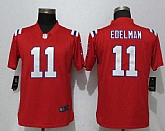 Women Nike Patriots 11 Julian Edelman Red Vapor Untouchable Limited Jersey,baseball caps,new era cap wholesale,wholesale hats
